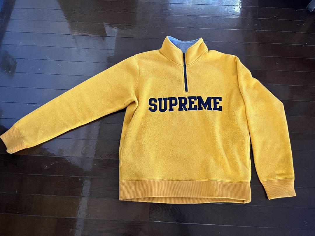 Supreme シュプリーム Polar Fleece Pullover 黄L