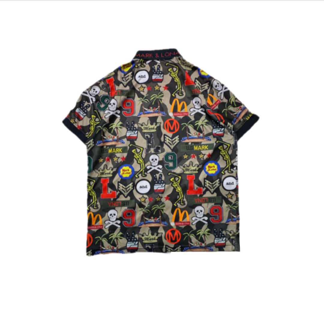 美品⭐️ MARk & LONA マークアンドロナ　ポロシャツ　ゴルフウェア　迷彩