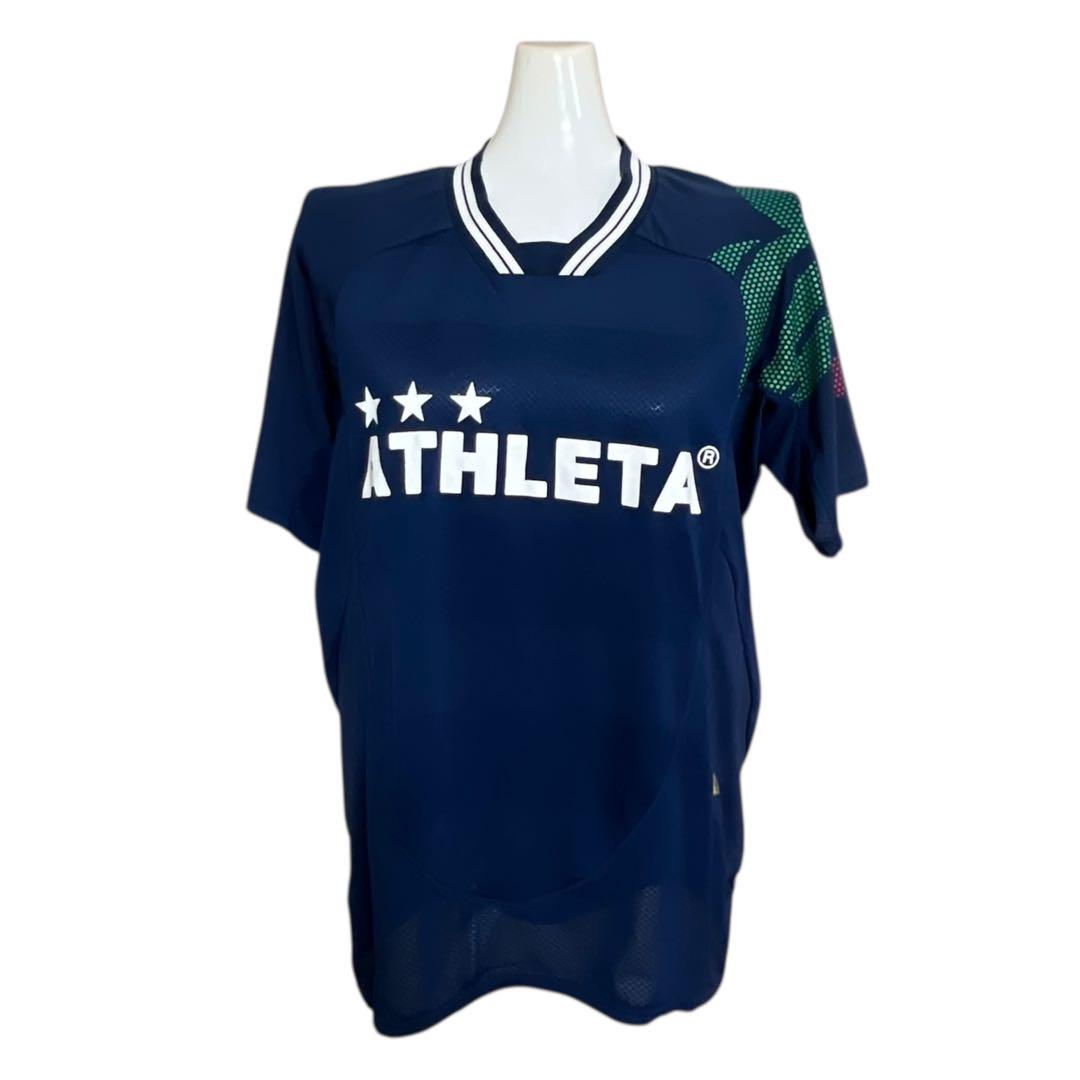 極美品　アスレタ　フットサル サッカー練習プラクティスシャツ　サイドメッシュ