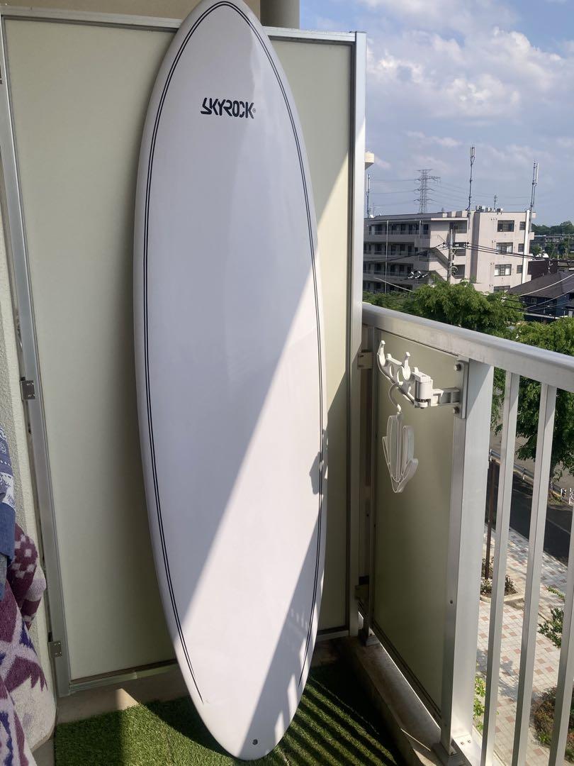 【希少】SKYROCK サーフボード 6’6” トライフィン付き /エポキシ製
