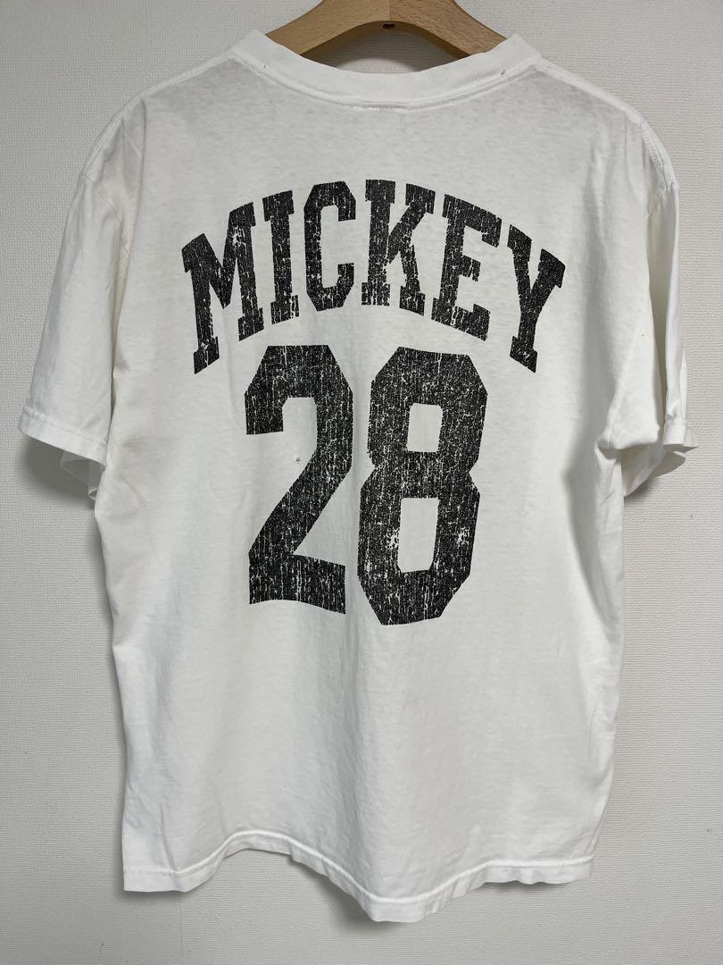 90sヴィンテージTシャツ ミッキーTシャツ 両面プリント 画像2