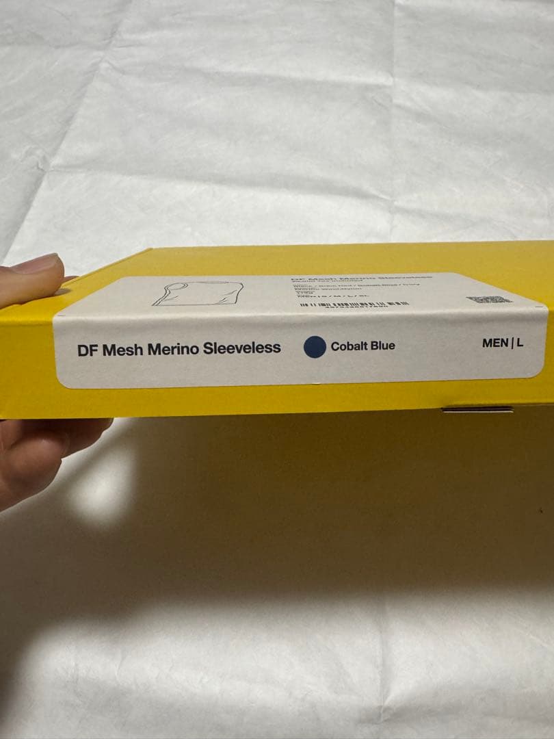 040760 山と道 DF Mesh Merino Sleeveless L 山と道 Light Merino Sleeveless メンズXL 水色 山と道 DF Mesh Merino