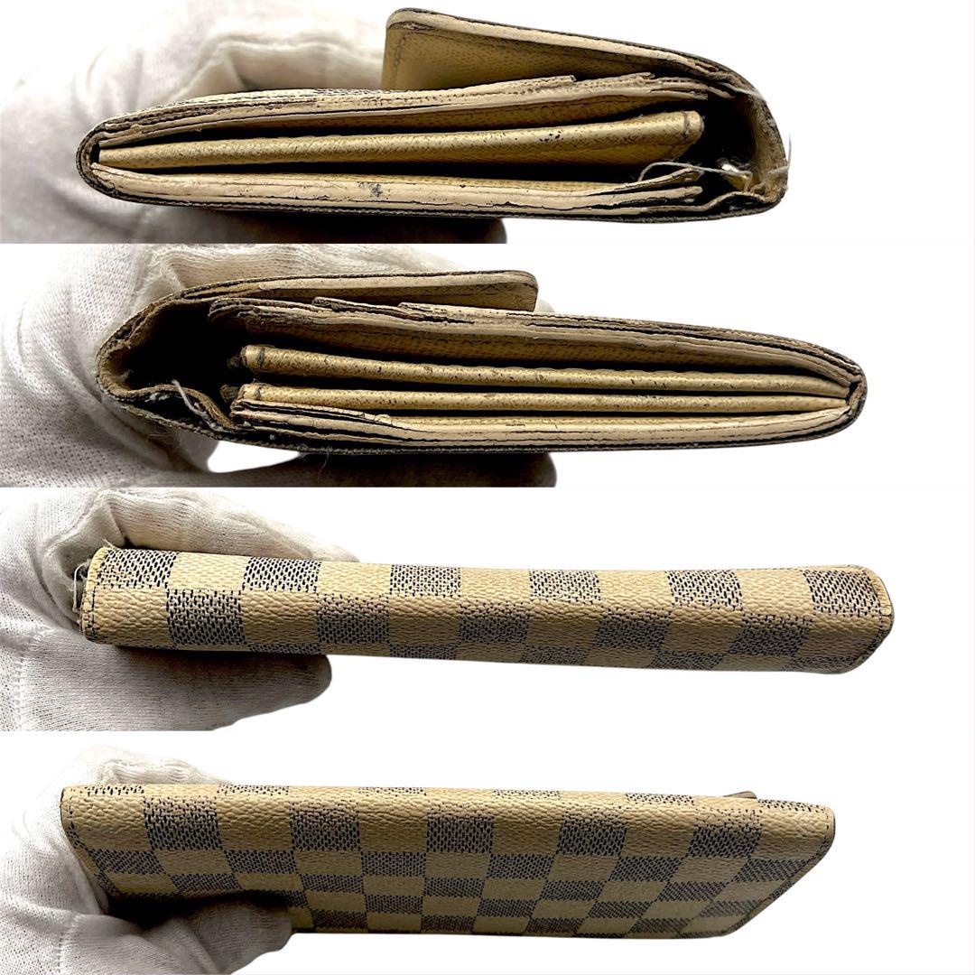 LOUIS VUITTON ルイヴィトン　長財布 折り財布　ダミエアズール