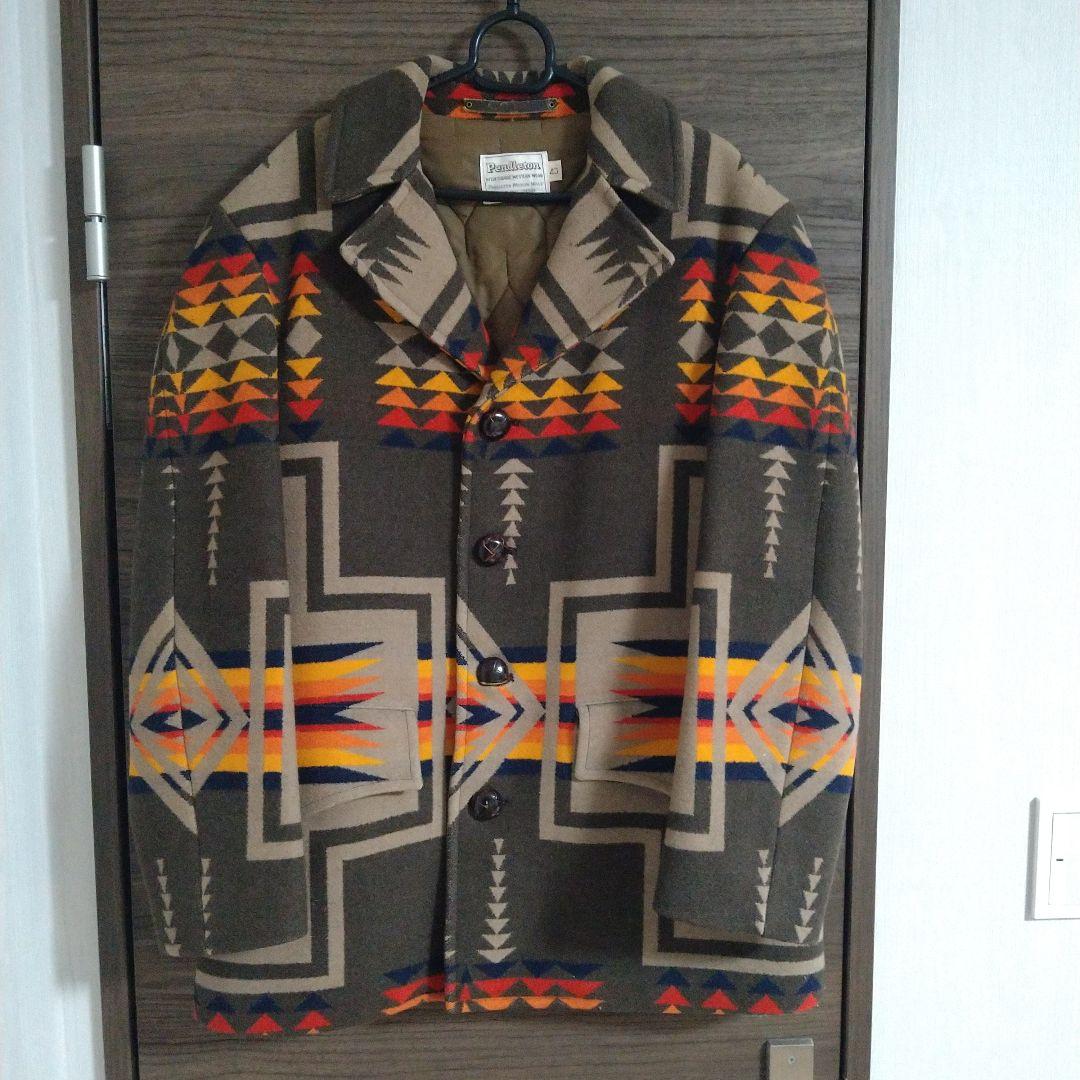 Pendleton ネイティブ柄ウールコート 40L PENDLETON