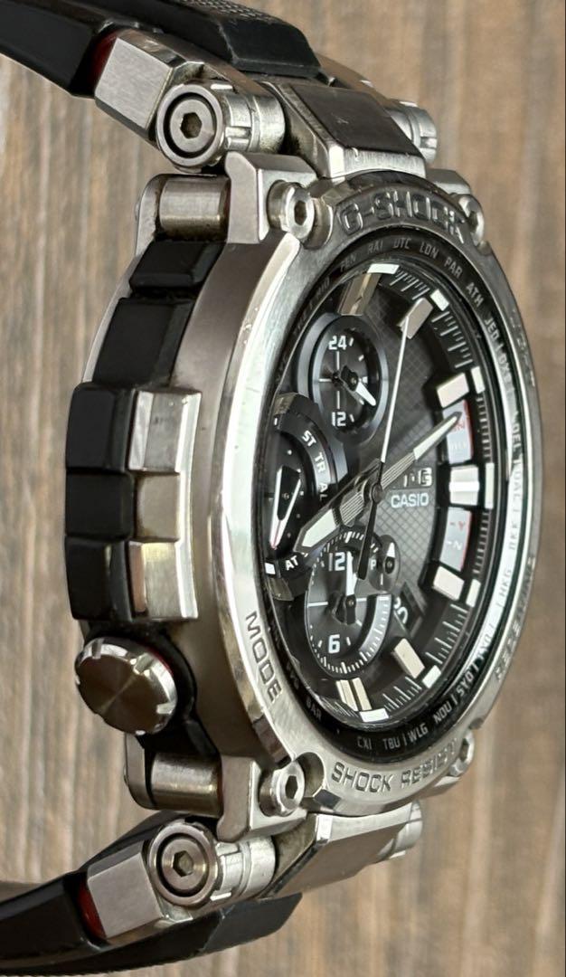 G-SHOCK MTG-B1000-1AJF MTG シルバー/ブラック