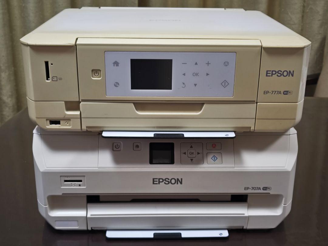 【ジャンク】EPSON EP-777AとEP-707A