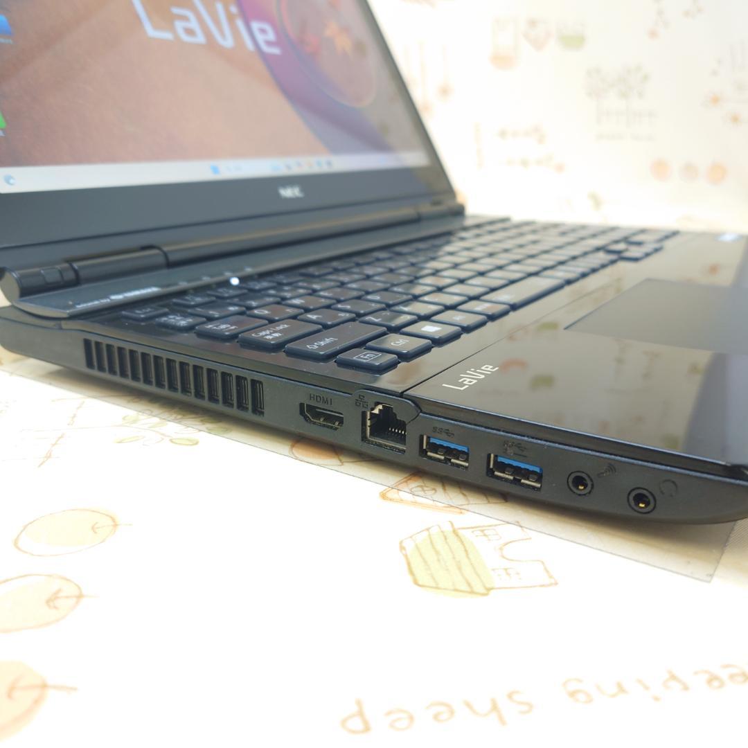 高性能Corei7＆メモリ8GB/爆速SSD✨オフィス付 黒ノートパソコン 高性能Corei7＆メモリ8GB/爆速SSD✨オフィス付 黒ノートパソコン