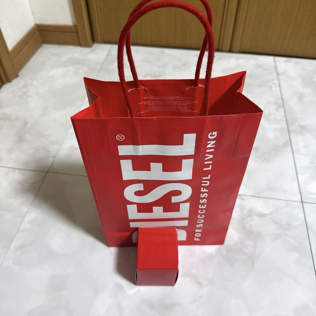 diesel シルバー フープピアス(片耳用) 新品正規品