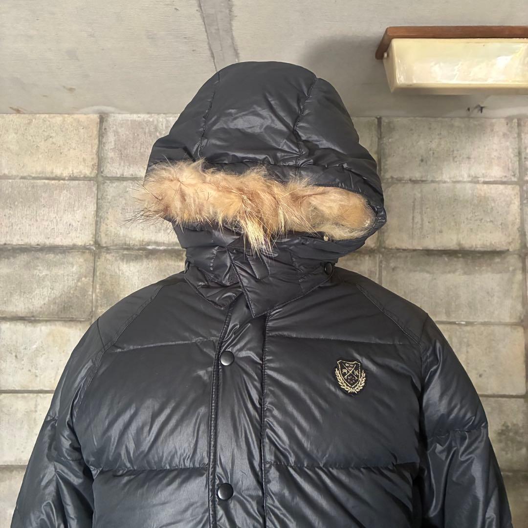 RUSS K 平成 お兄系 ダウンジャケット リアルファー ドローコード y2k RUSS K 平成 お兄系 ダウンジャケット リアルファー ドローコード y2k