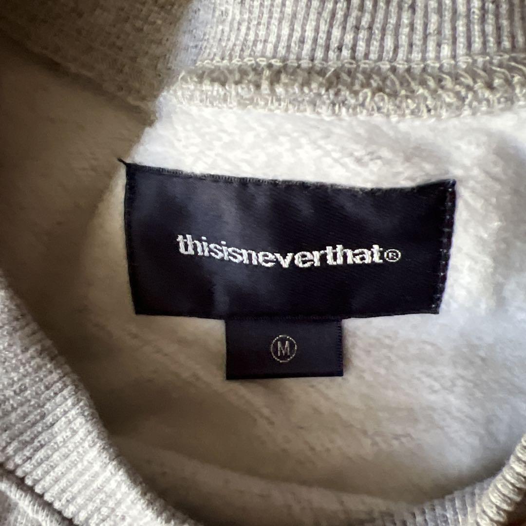 thisisneverthat t-logo crewneck グレー　Mサイズ