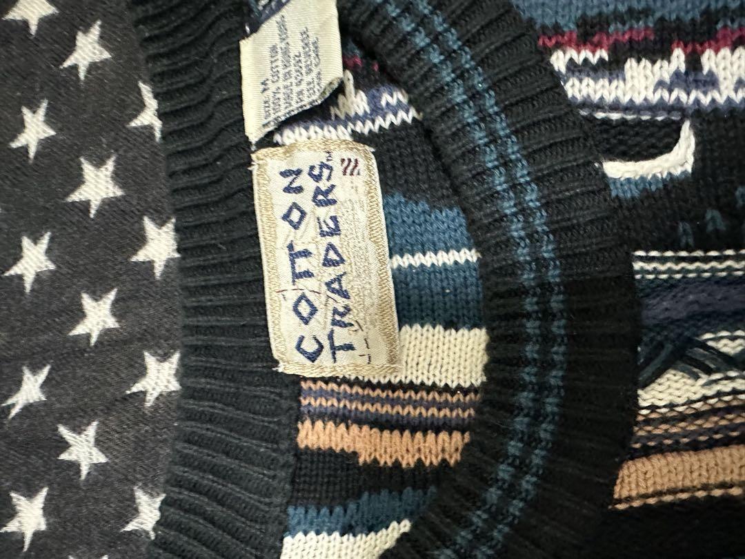 COTTON TRADERS ストライプ柄 トレーナー