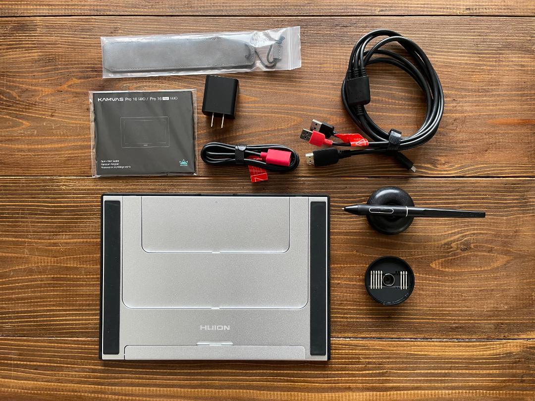 HUION 液タブ Kamvas Pro 16 (4K)　液晶ペンタブレット