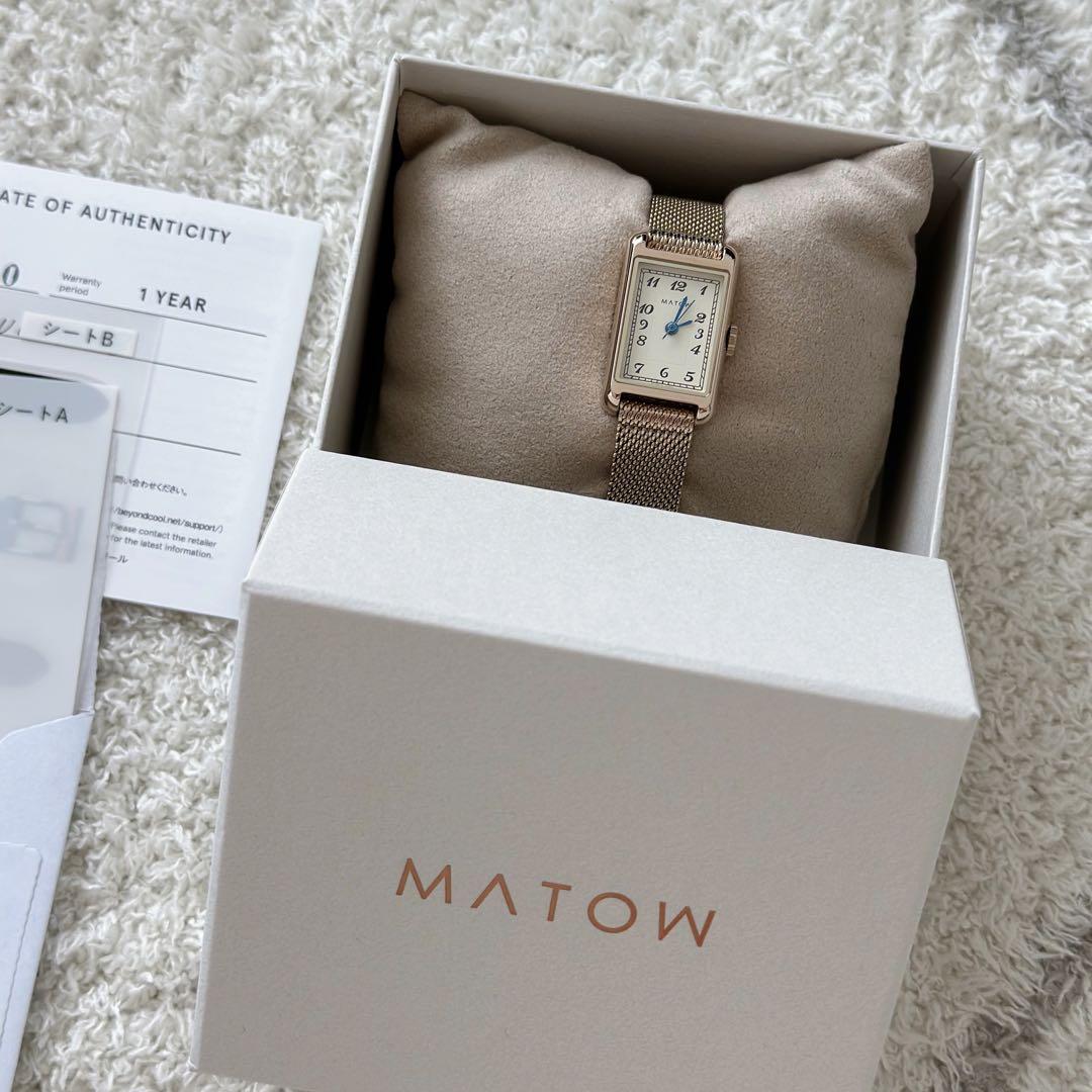 MATOW♡ゴールド メッシュストラップ 時計　新品同様