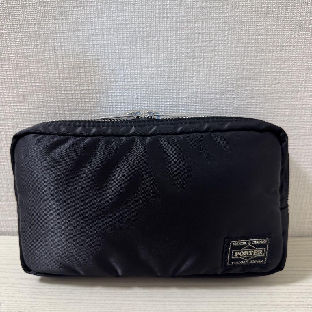 新品未使用/ポーター PORTER タンカー ポーチ 黒 622-77327 PORTER(ポーター) / タンカー/ポーチ/PVC/ブラック/無地/622
