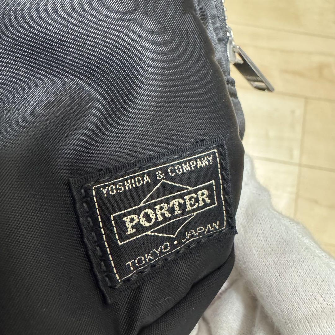 【最終モデル】【新品】ポーター PORTER タンカー　ポーチ ブラック　黒 最終モデル】【新品同様】ポーター PORTER タンカー ポーチ