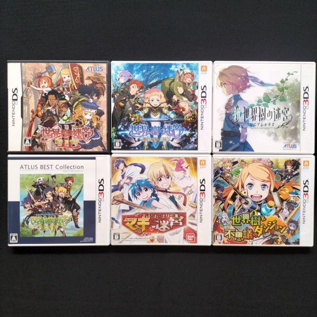 3DS 世界樹と不思議のダンジョン等６種