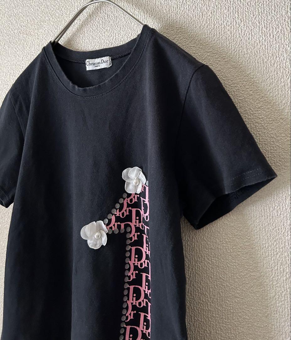 OLD Christian Dior ディオール トロッターTシャツ パール