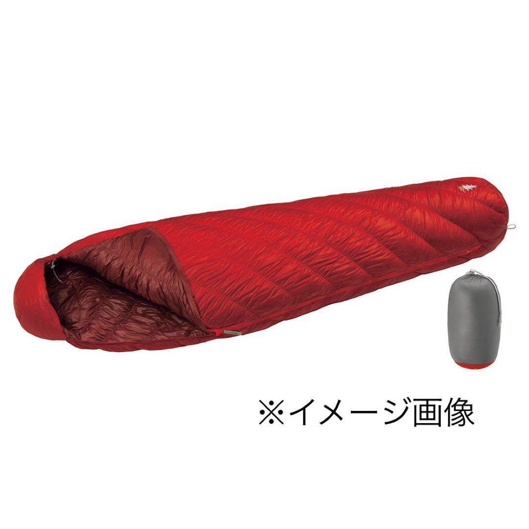 6DM13 モンベル 寝袋 ダウンハガー 800 #3 キャンプ　レッド 赤