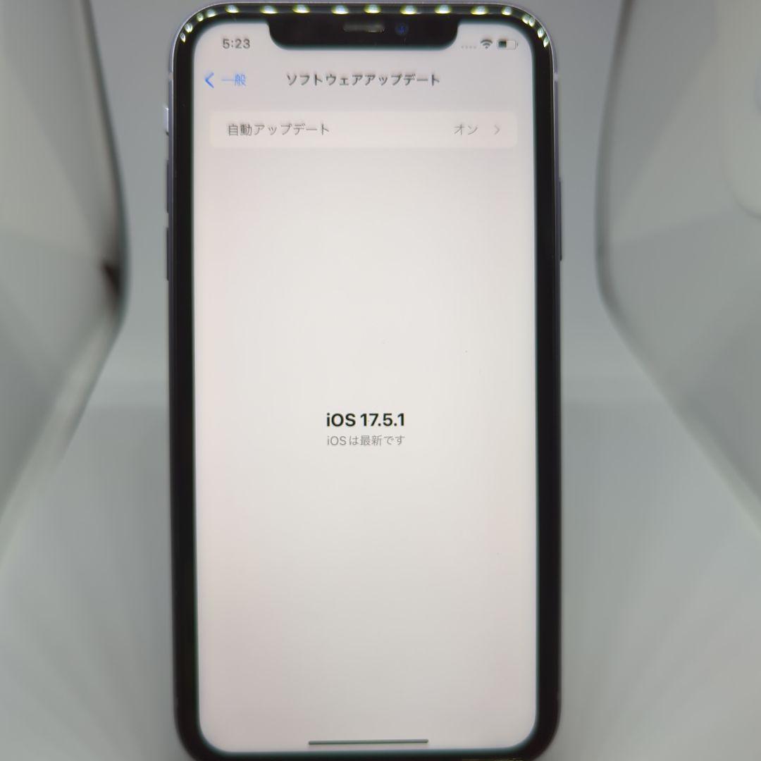 Apple iPhone11 本体（64GB）+箱パープル 美品