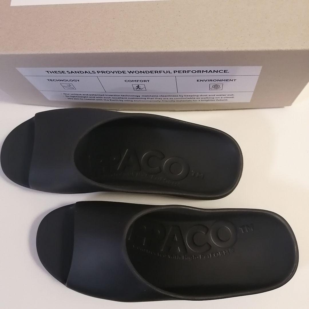 PACO ブラック　パコ　サンダル　PPACO LUX-2　黒