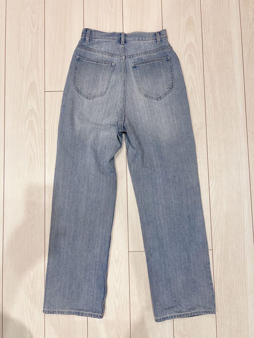CAPRICIEUX LE'MAGE ハイウエストストレートデニム 38