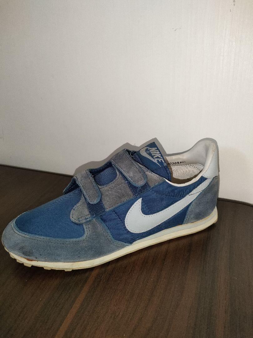 NIKE80’sベルクロ2本ベルト 韓国製 紺タグ 画像2