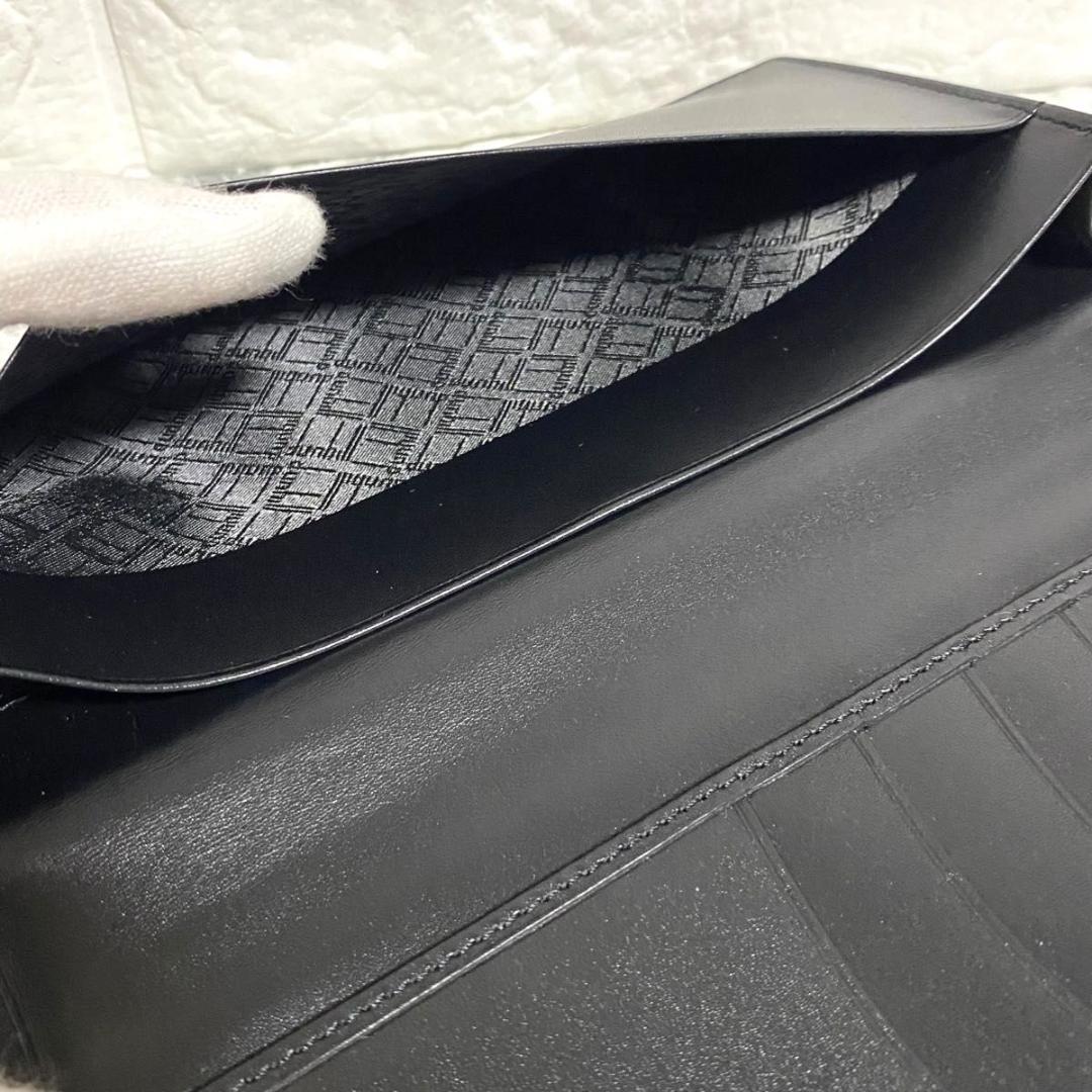 新品未使用 dunhill ダンヒル レザー 長財布 ブラック 黒 お札入れ