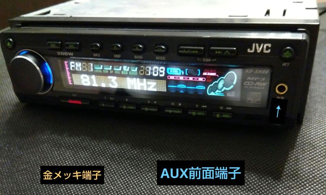 JVC KD-SH99 JVCケンウッド 上位機種 難あり JVC KD-SH99 JVCケンウッド 上位機種 難あり