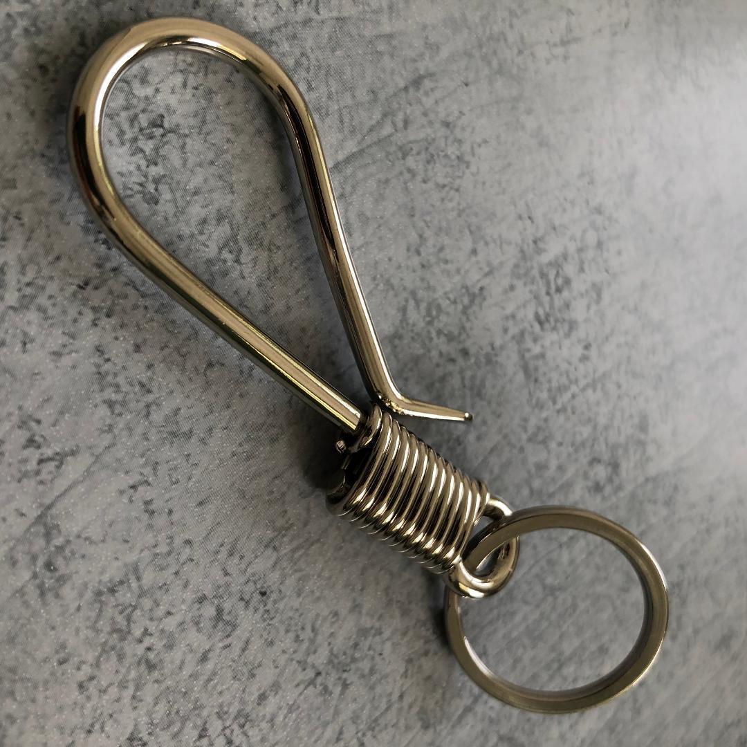 驚きの値段で】 希少 シルバー925製 カラビナ キーリング キーフック