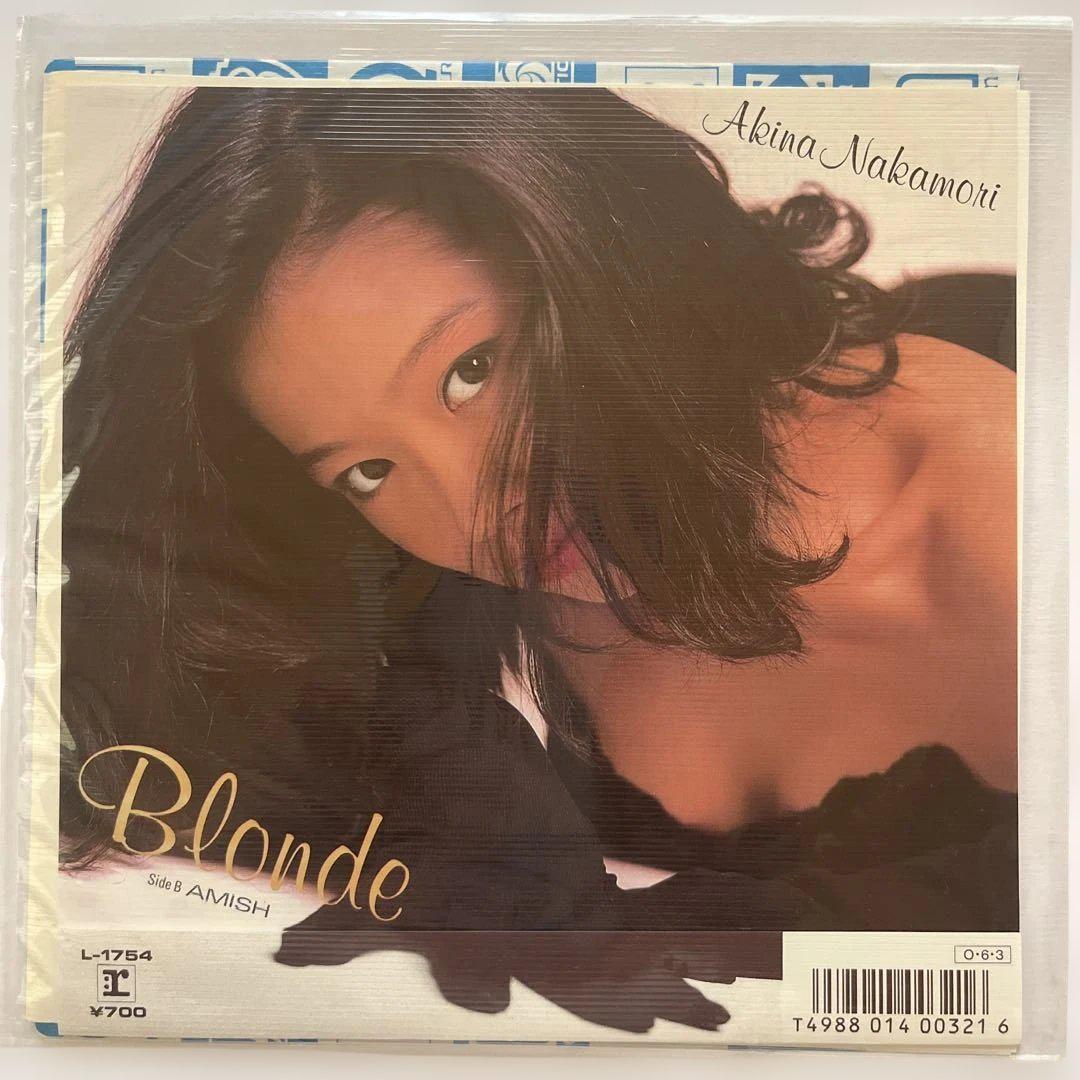中森明菜 BLONDE／レコード EP ※アンケートはがき付き - メルカリ