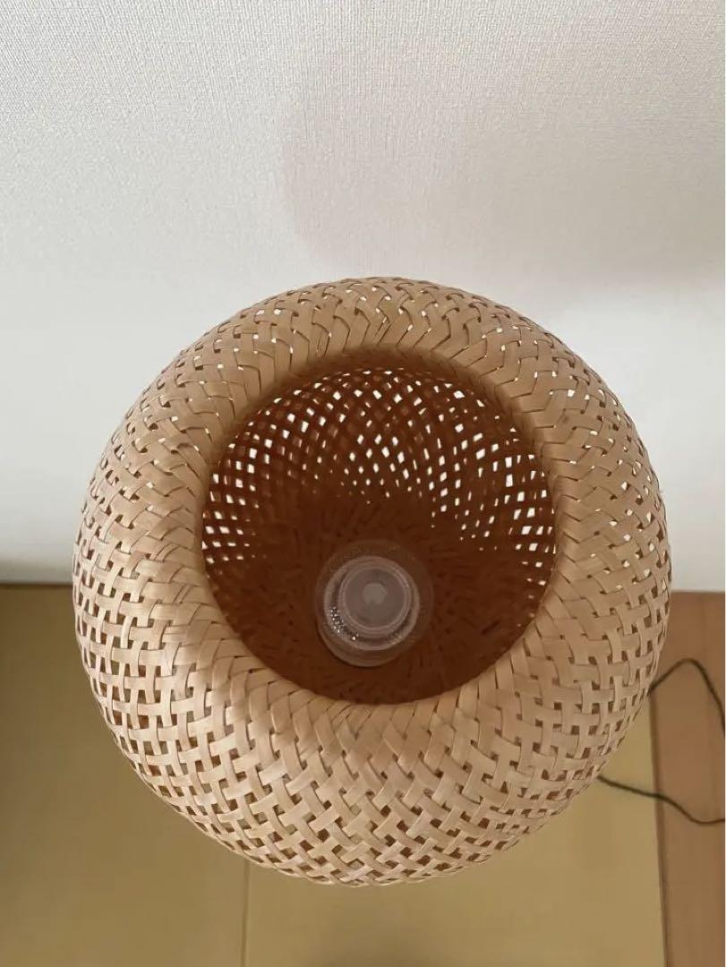 IKEA  ラタン　スタンドライト　BÖJA