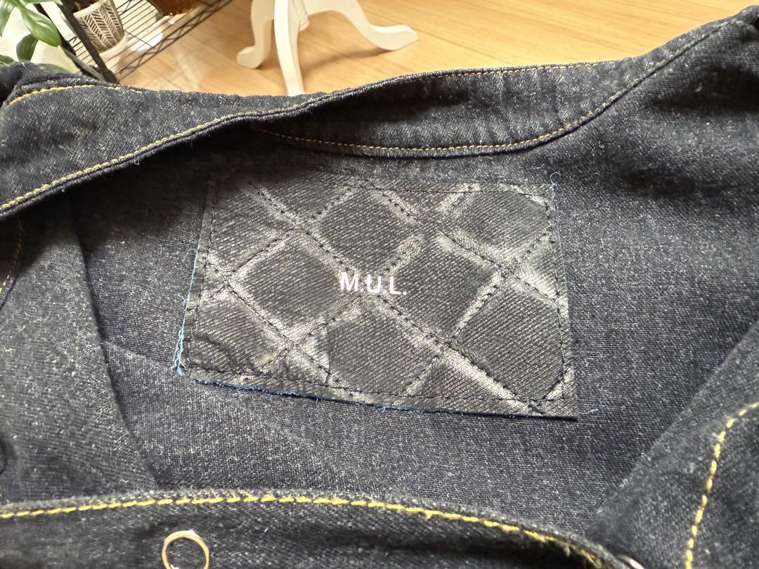 M.U.L.ダークデニム シャツワンピース新品未使用 - メルカリ