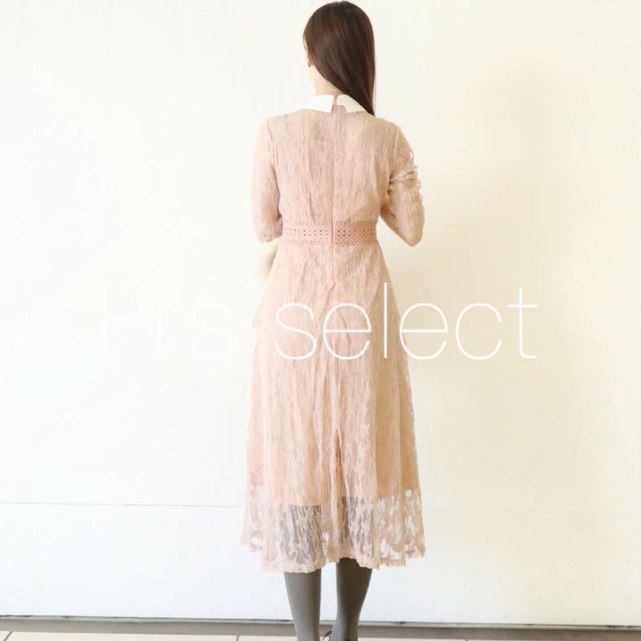 得価低価 新品 くすみピンク 襟付きレースワンピース✧セルフォード 好きの方にも♡ nCzLB-m90625452261 SALE人気