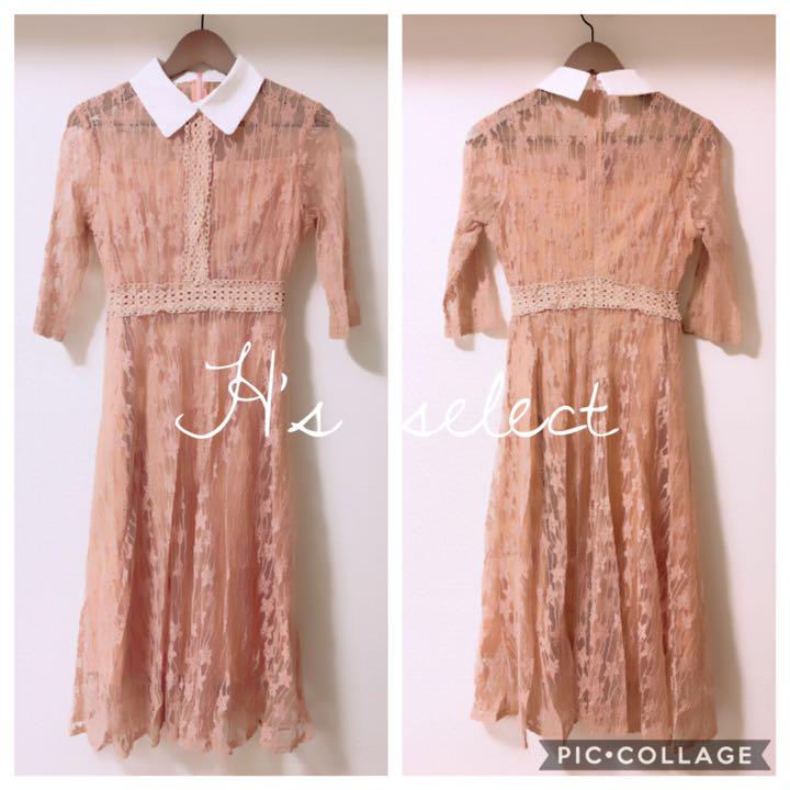 得価低価 新品 くすみピンク 襟付きレースワンピース✧セルフォード 好きの方にも♡ nCzLB-m90625452261 SALE人気