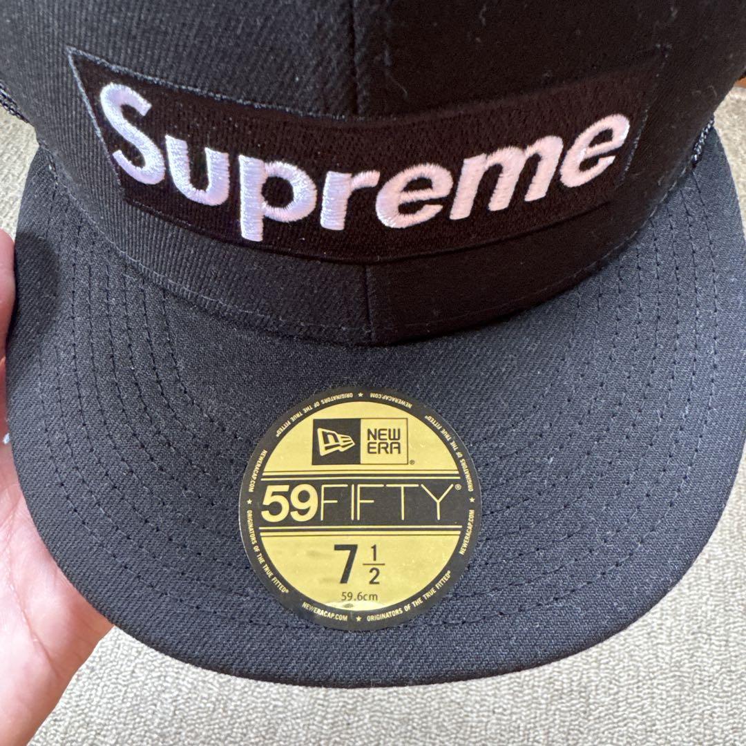 Supreme メッシュベースボールキャップ サイズ7 1/2