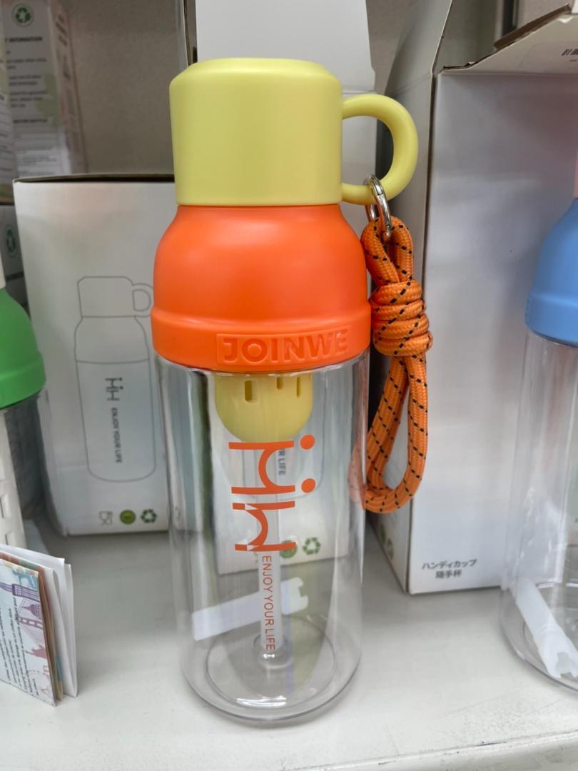 10個セット オレンジ 新品 未使用 水筒 直飲み ストロー飲み 800ml