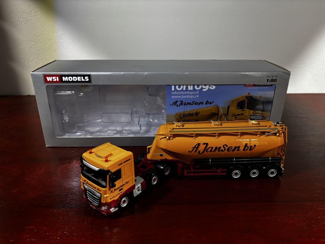 WSIMODELS 「A Jansen bv」バルクトレーラー　DAF 1/50