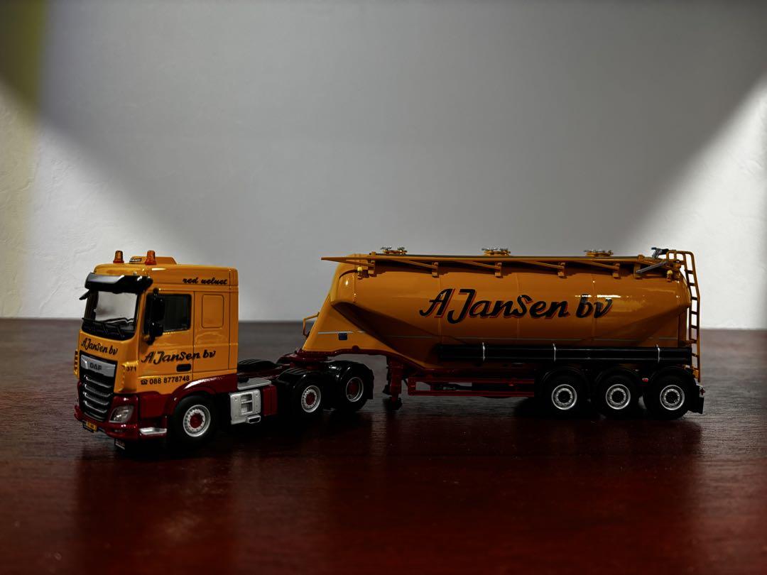 WSIMODELS 「A Jansen bv」バルクトレーラー　DAF 1/50