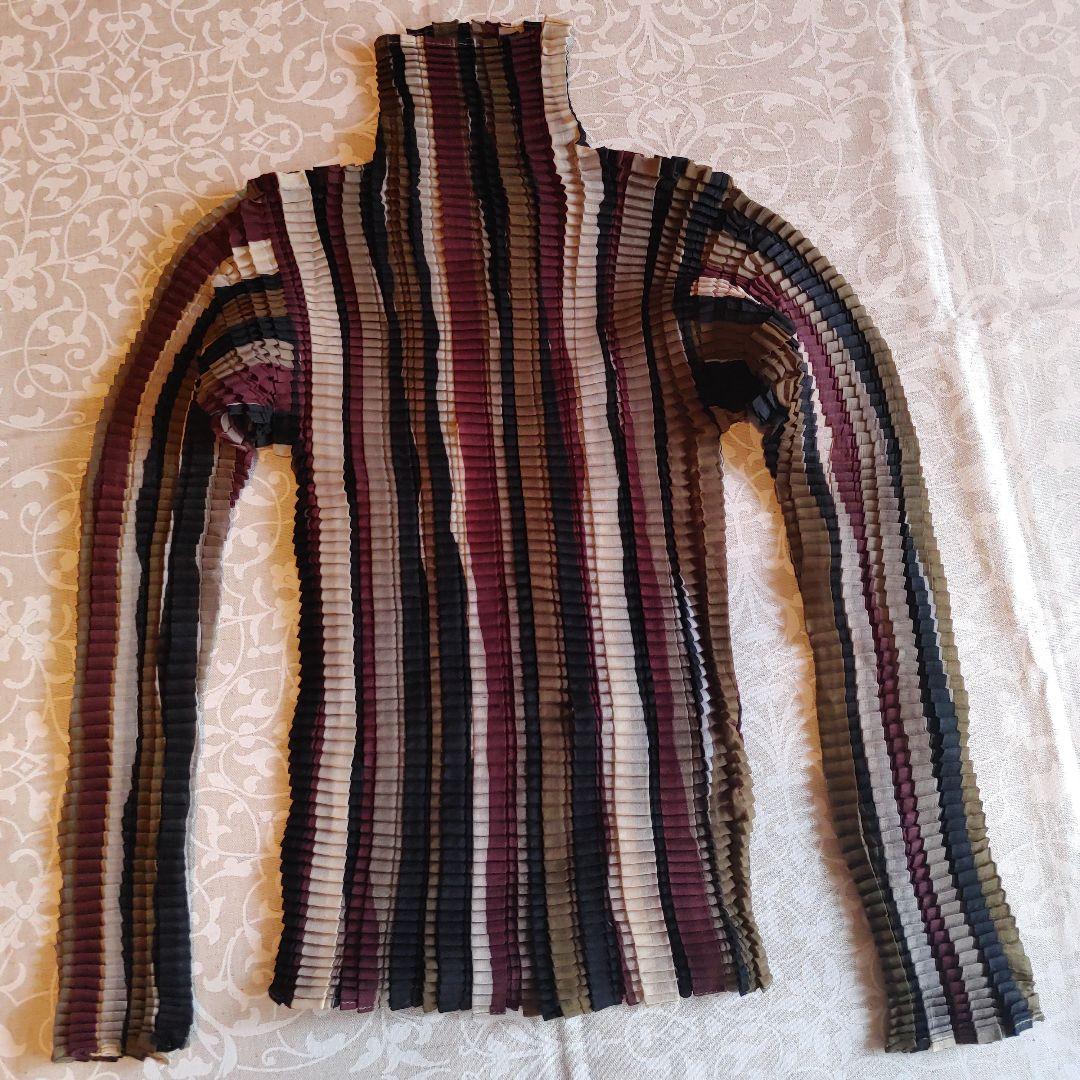 Border knit cardigan (Green) – POPPY