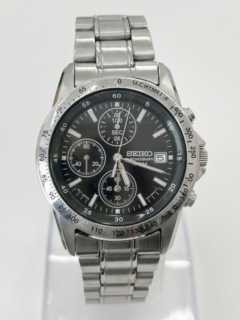 豊富な人気 SEIKO 7T92-0DW0 10気圧防水 電池切れ NLwcK-m90633265785 クロノグラフ 腕時計 限定25%OFF