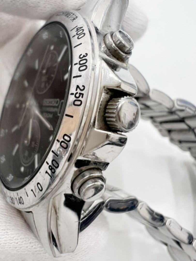 豊富な人気 SEIKO 7T92-0DW0 10気圧防水 電池切れ NLwcK-m90633265785 クロノグラフ 腕時計 限定25%OFF