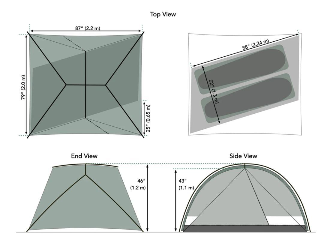 Durston Gear X-Dome2　Solid／Short 1stLot
