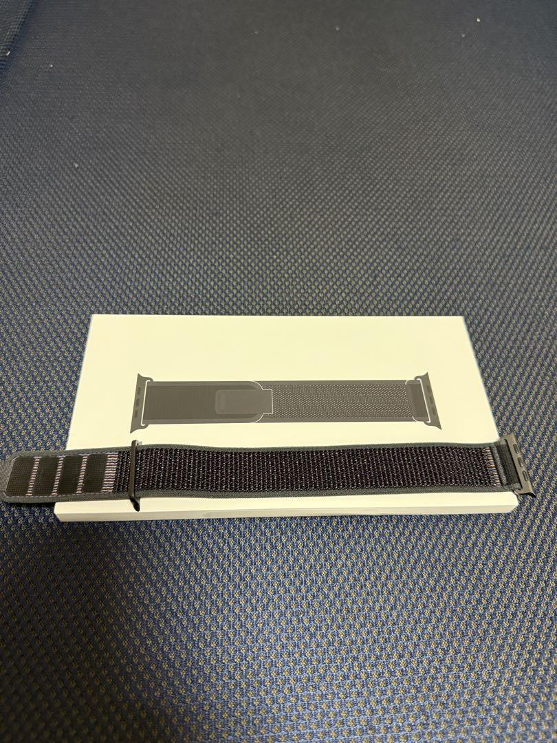 Apple Watch ブラックチタニウムブラックトレイルループM&L