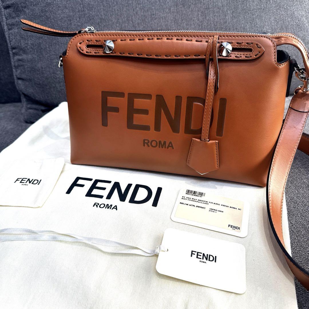 FENDI⭐︎バイザウェイ⭐︎ミディアム⭐︎美品⭐︎ブラウン