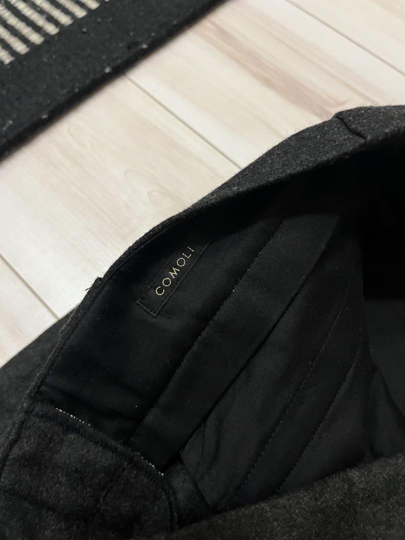 COMOLI 24AW ウールフラノパンツ A03-03022