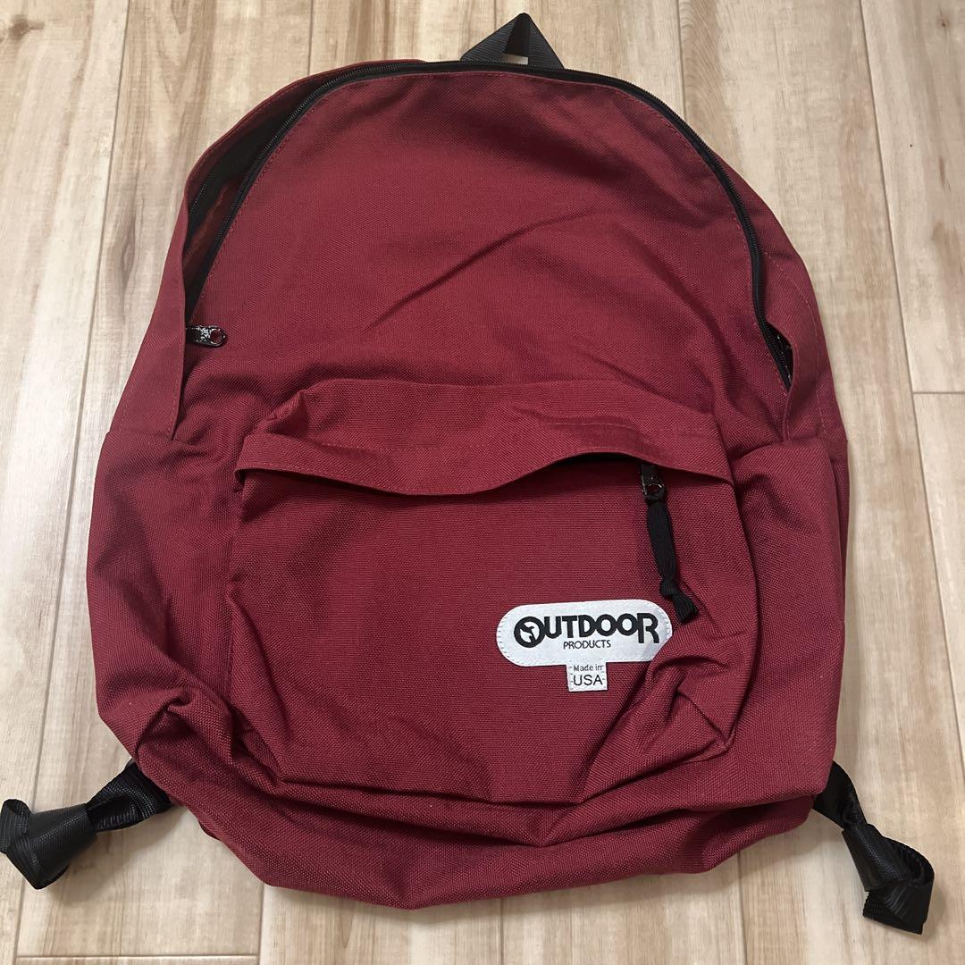 OUTDOOR PRODUCTS バックパック　バーガンディ　USA