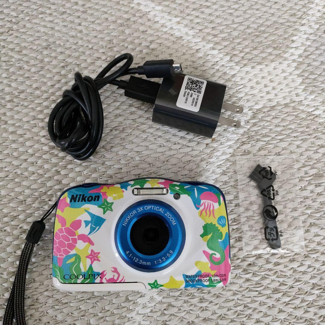 Nikon キッズ デジカメ 防水 COOLPIX W100