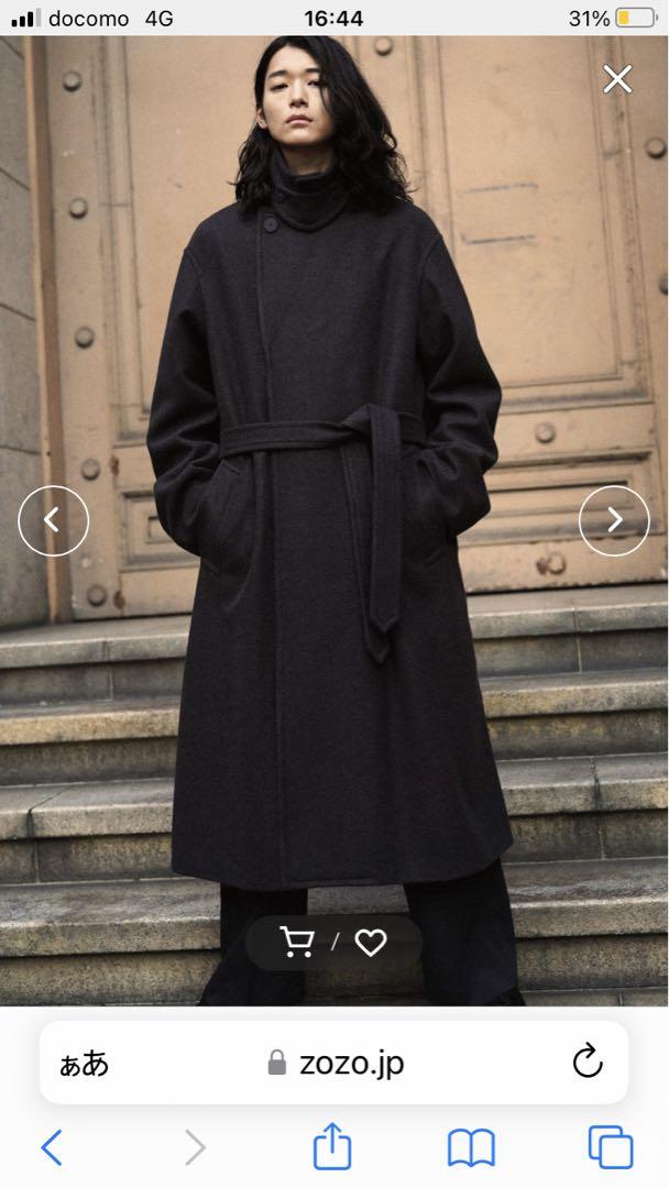 SMOOTH HERRINGBONE MAXI OVER COAT（チェスターコート）｜WYM