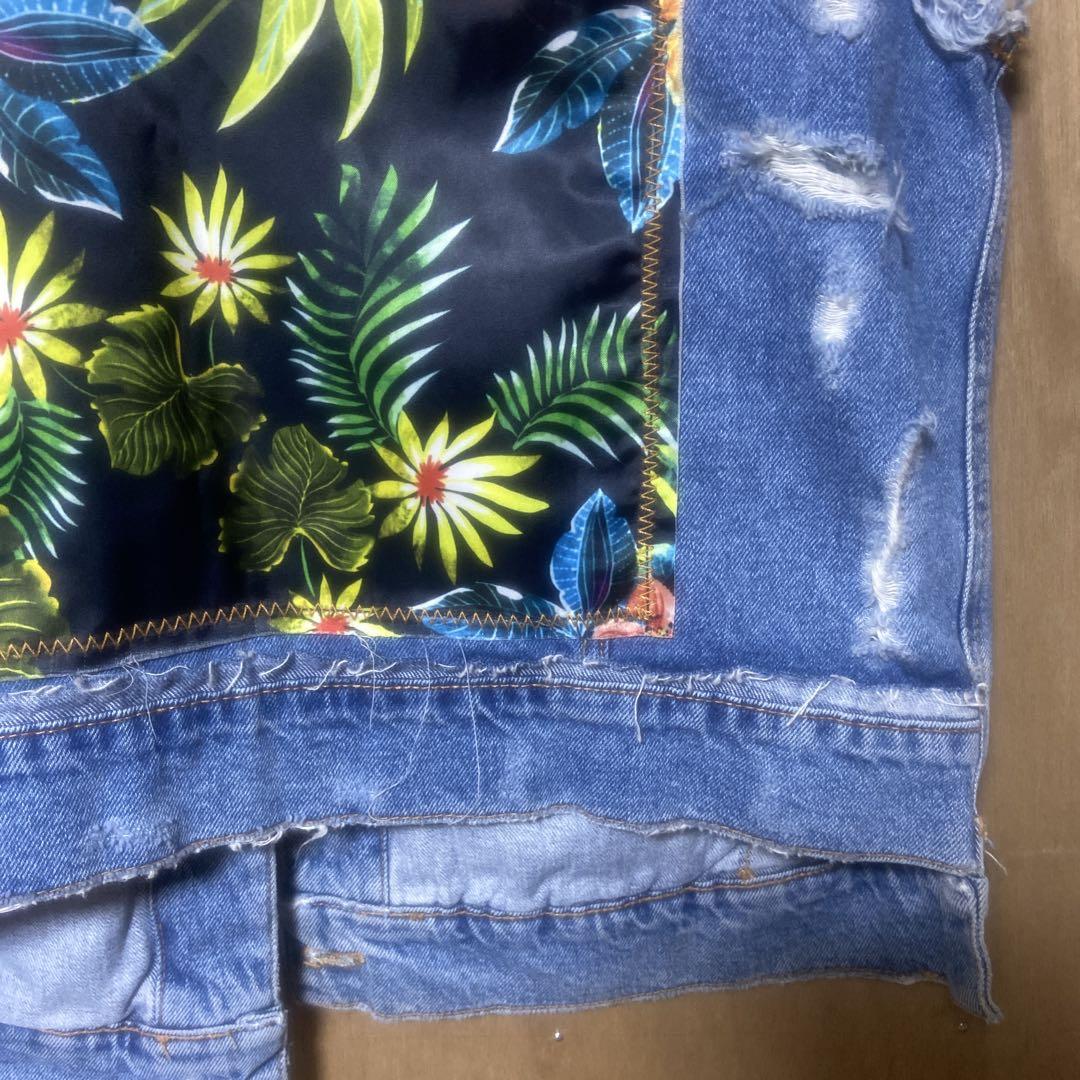 ZARA ザラ ダメージ ジージャン アメリカSサイズ - メルカリ