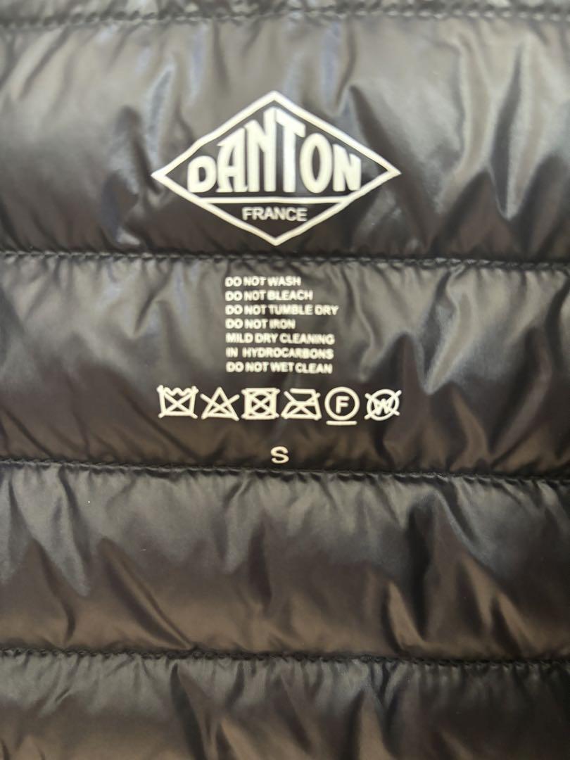 【さぁたん】DANTON ダントン　キッズダウン　黒　S